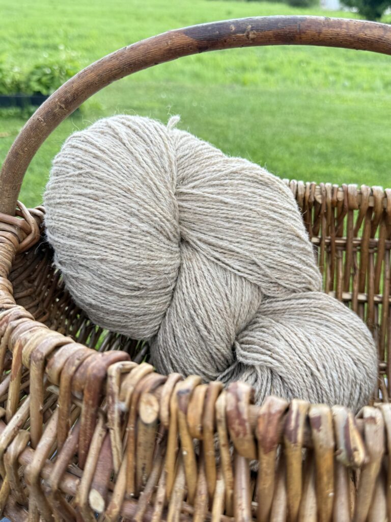 50% suņa vilna / 50% aitu vilnas dzija 1 kg – LIGHT YELLOWISH, WoolLando