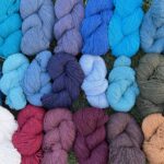 Krāsainas aitu vilnas dzijas komplekts 10 kg, WoolLando