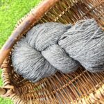50% suņa vilna / 50% aitu vilnas dzija 1 kg – DARK GREY, WoolLando