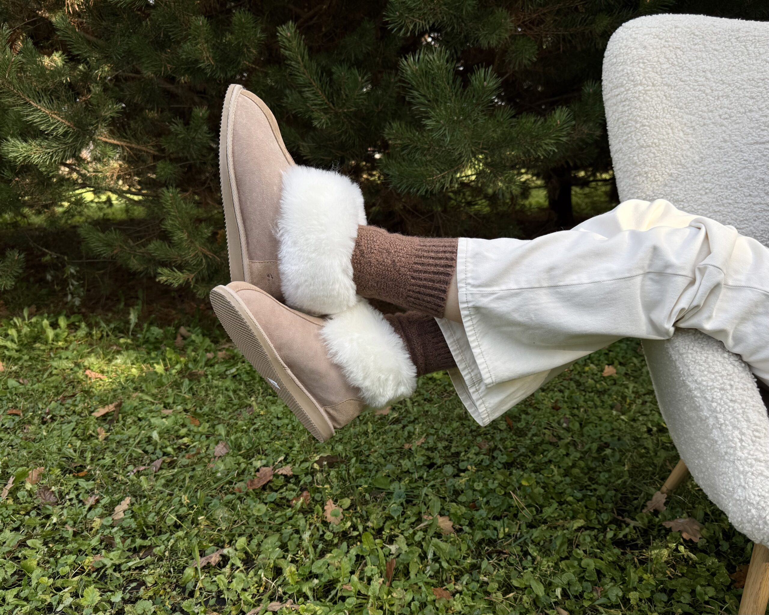 Jaunzēlandes aitas vilnas zeķes – LATTE, WoolLando