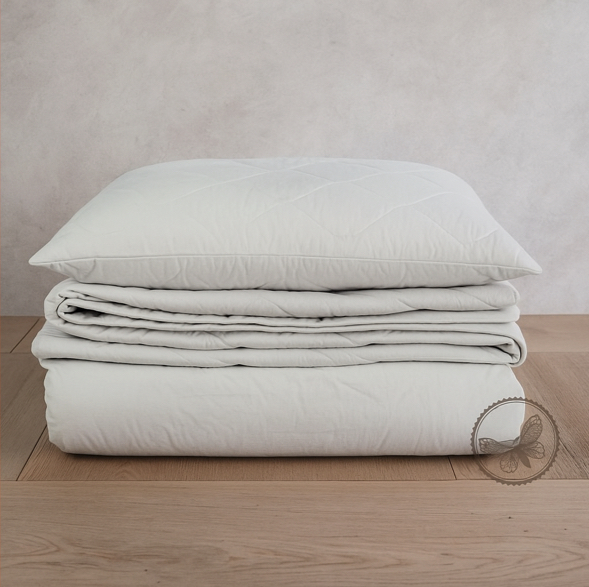 Luksusa pretalerģiskais segas un spilvenu komplekts SILK 300 g/m²