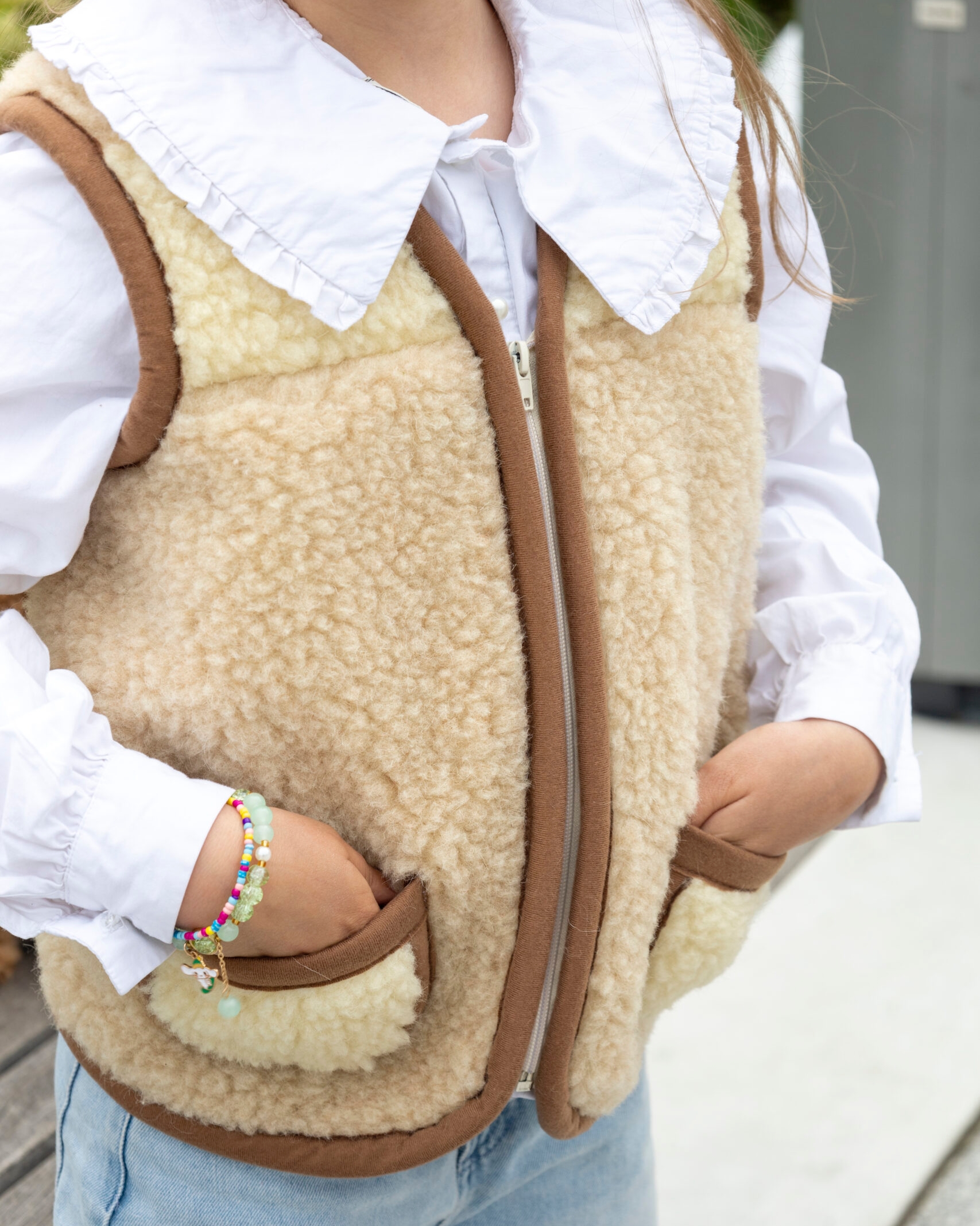 Bērnu merino un kamieļu vilnas veste, WoolLando