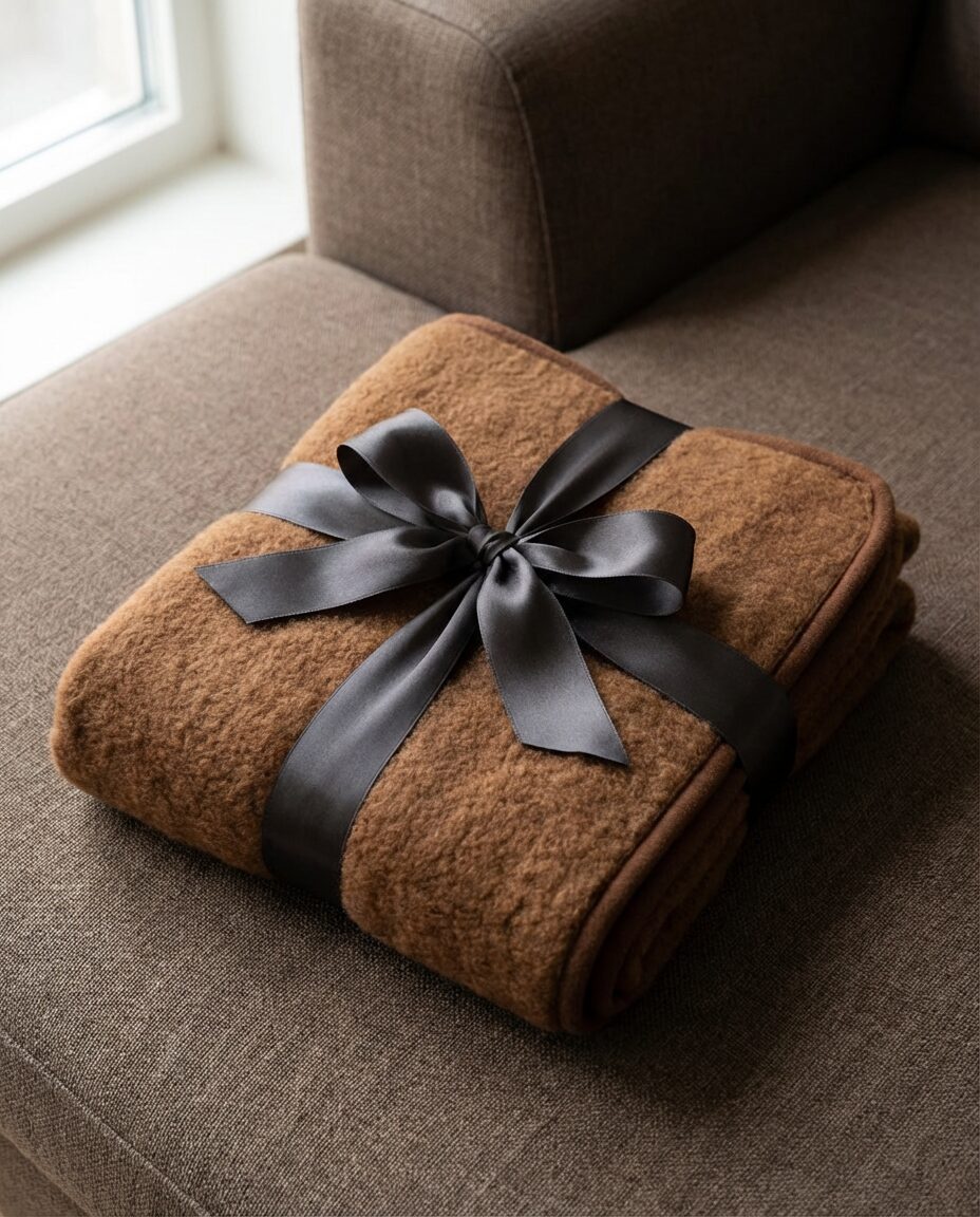 Bērnu viegls kamieļa un merīnovilnas pārklājs-pleds, WoolLando