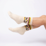 Merino vilnas zeķes WHITE ACORN, WoolLando