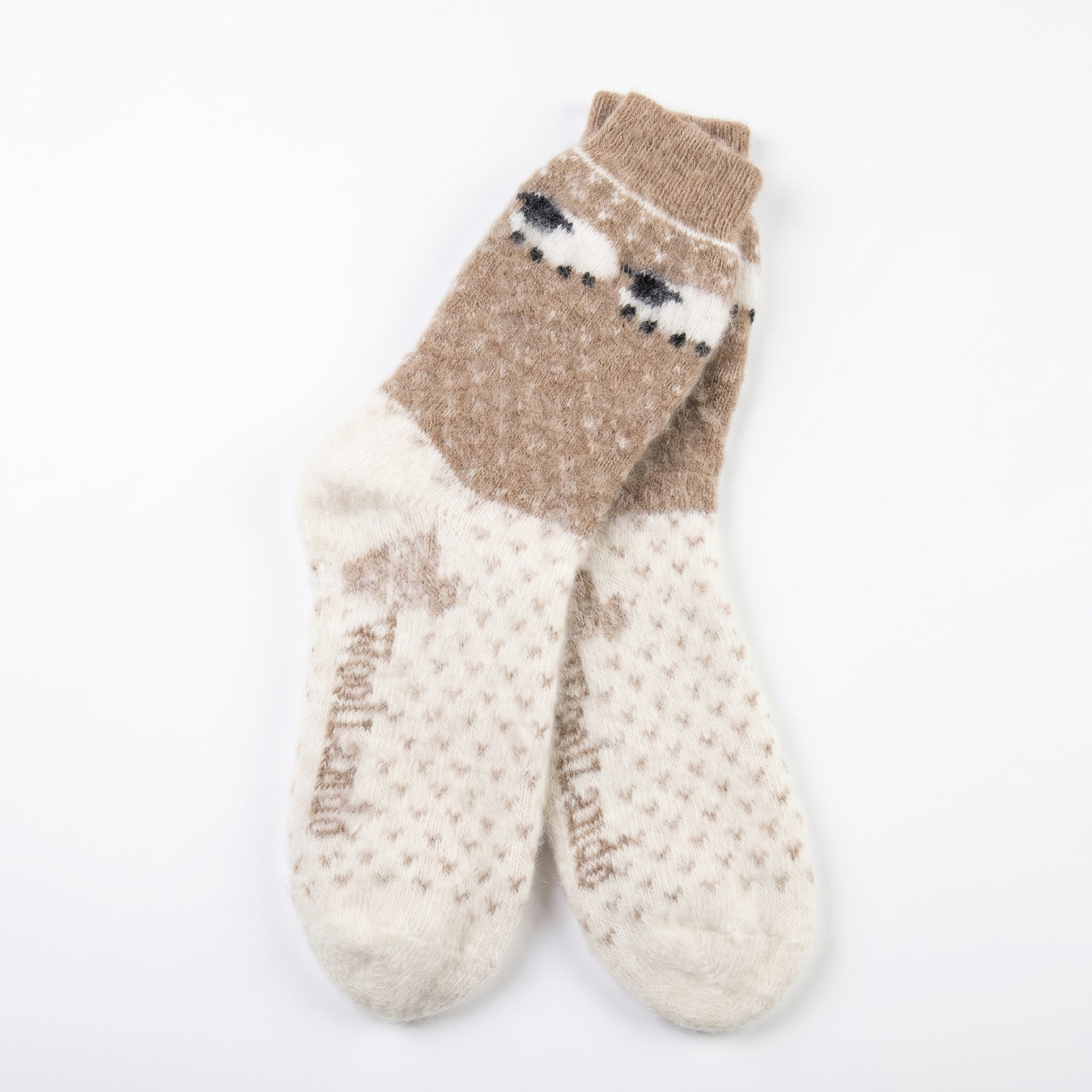 Merino vilnas zeķes WHITE SHEEP, WoolLando
