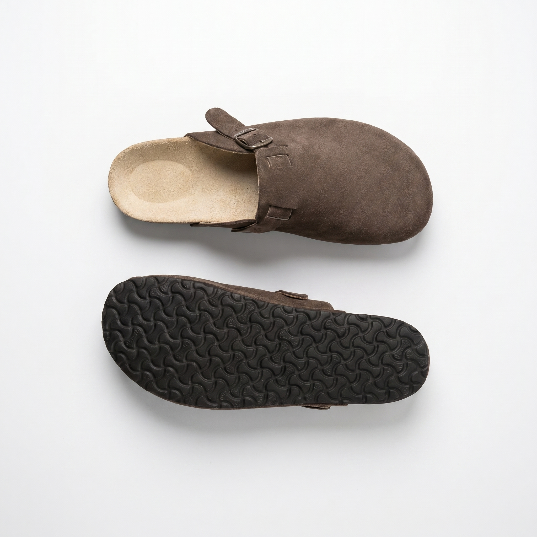 Vīriešu brūnas dabīgās ādas čības / sandales, WoolLando