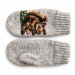 Bērnu vilnas dūraiņi BROWN SQUIRREL, WoolLando
